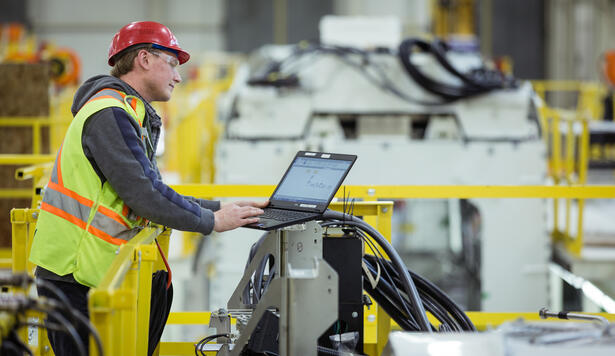 People testing with device at Alstom Ottawa Depot, Canada 