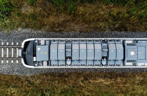 Coradia Continental BEMU bird's eye view