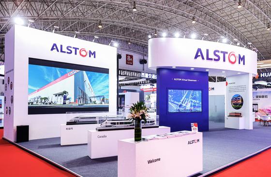 Modern Railways 2023 Alstom booth