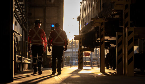 Alstom employee at Alstom site in Wulkuraka, Queensland in Australia