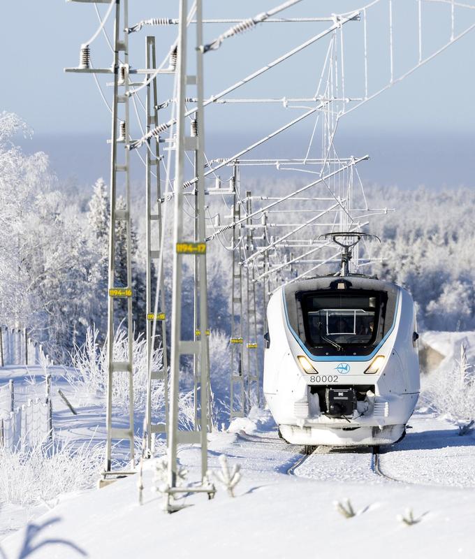 Zefiro wintertests in Sweden