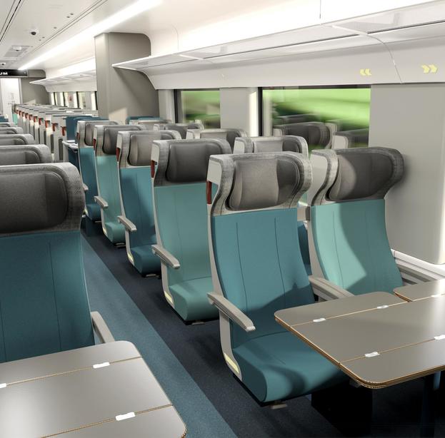 X'trapolis train Tren Maya seat arrangement