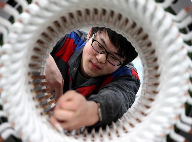 Winding of a motor, Xayeeco, China © Alstom / M. Hui