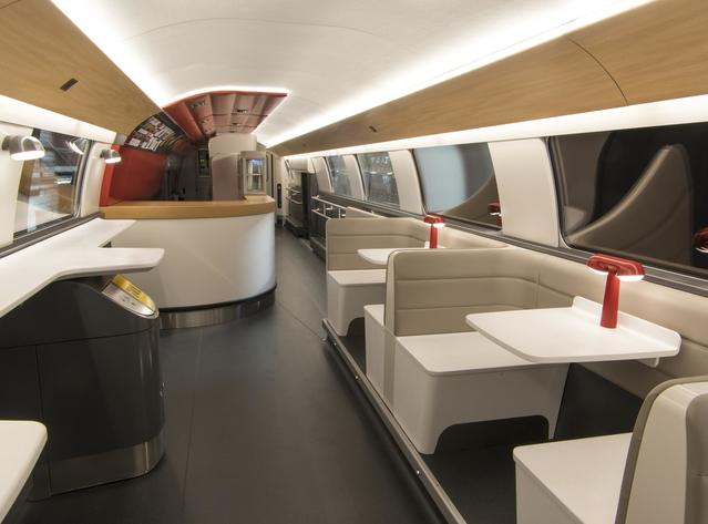 Interior design and equipment provide passengers with an exceptional travel experience
