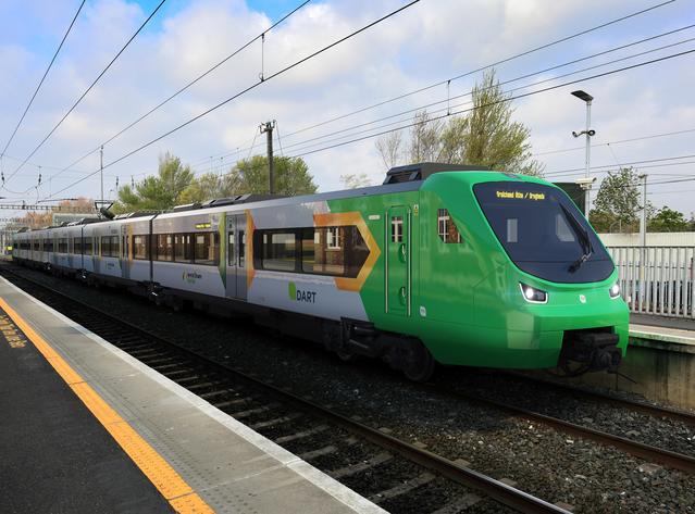 DART (Irish Rail) exterior view in station design image